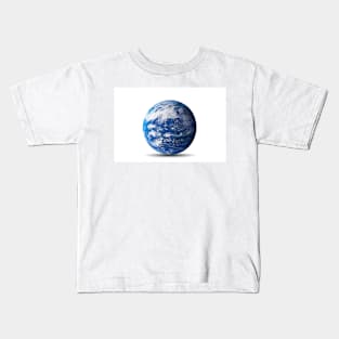 Blue marble Kids T-Shirt